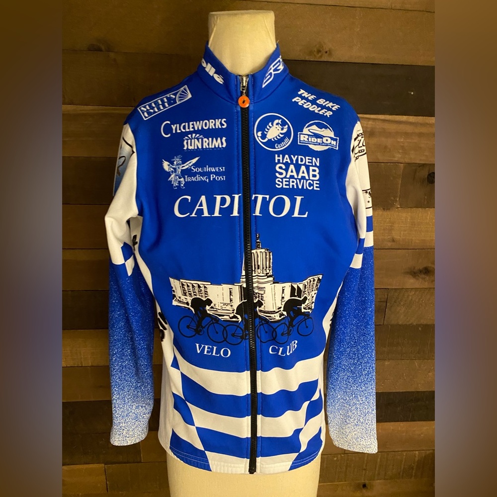 Capitol Velo Club Blue Long Sleeve Cycling Jersey